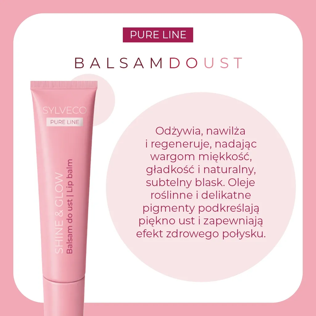 Sylveco Pure Line Shine and Glow læbepomade