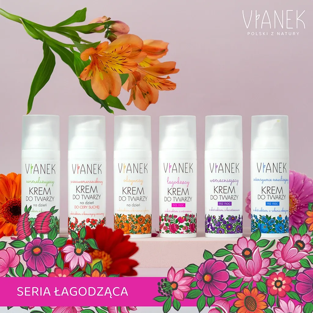Vianek Beroligende natcreme til sart hud