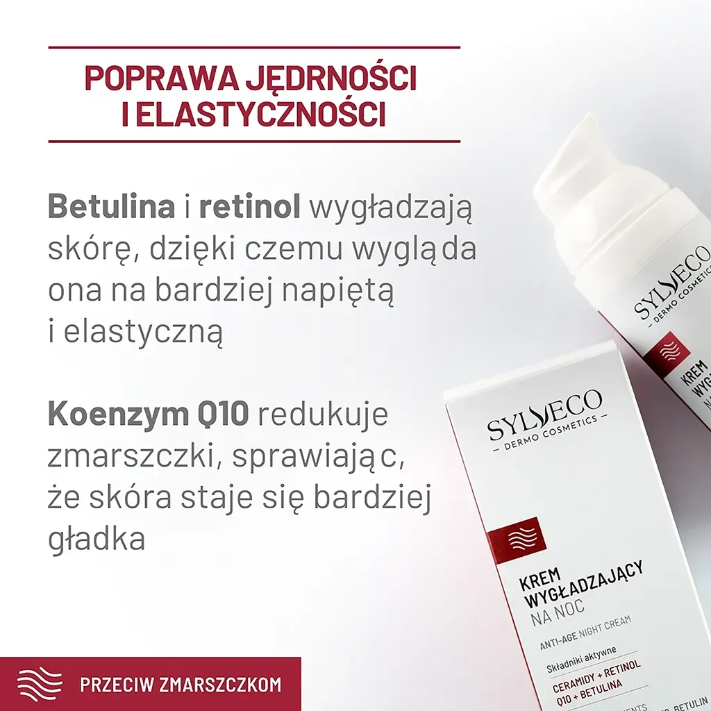 Sylveco Dermo udglattende natcreme til ansigt retinol
