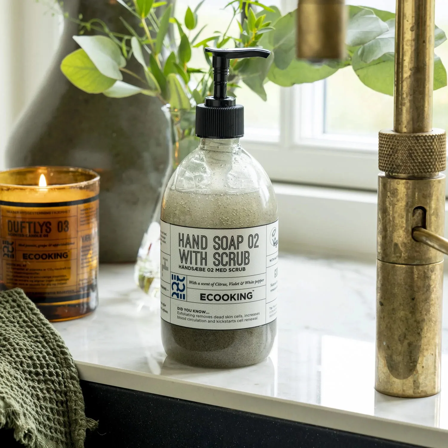 Ecooking Håndsæbe 02 scrub håndsæbe 500 ml citrus