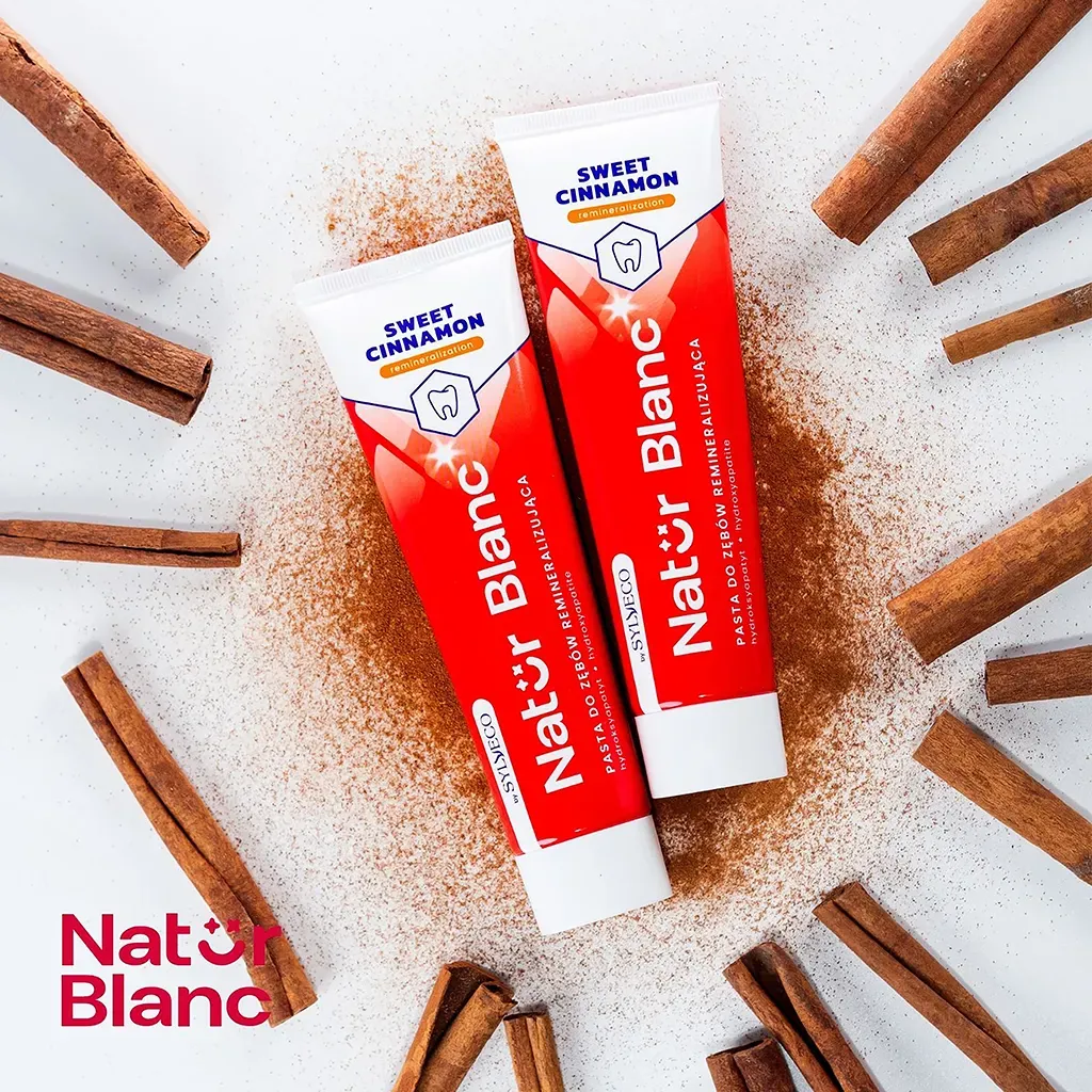 Sylveco Natur Blanc Sweet Cinnamon tandpasta hydroxyapatit
