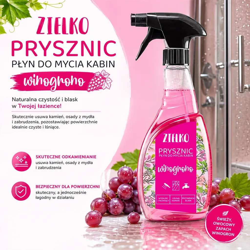 Sylveco Zielko brusekabinerens vindrue kalkfjerner