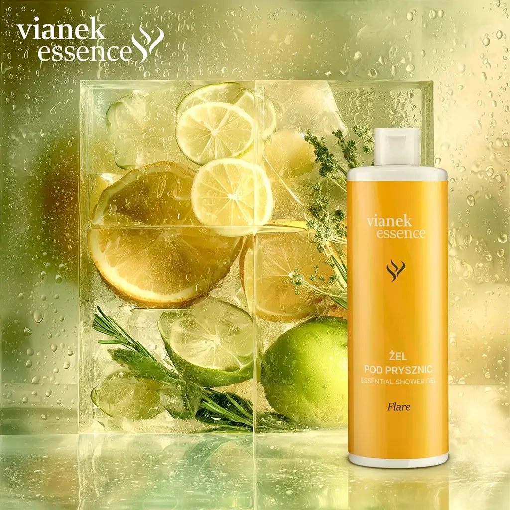 Vianek Essence Flare showergel med citrusduft