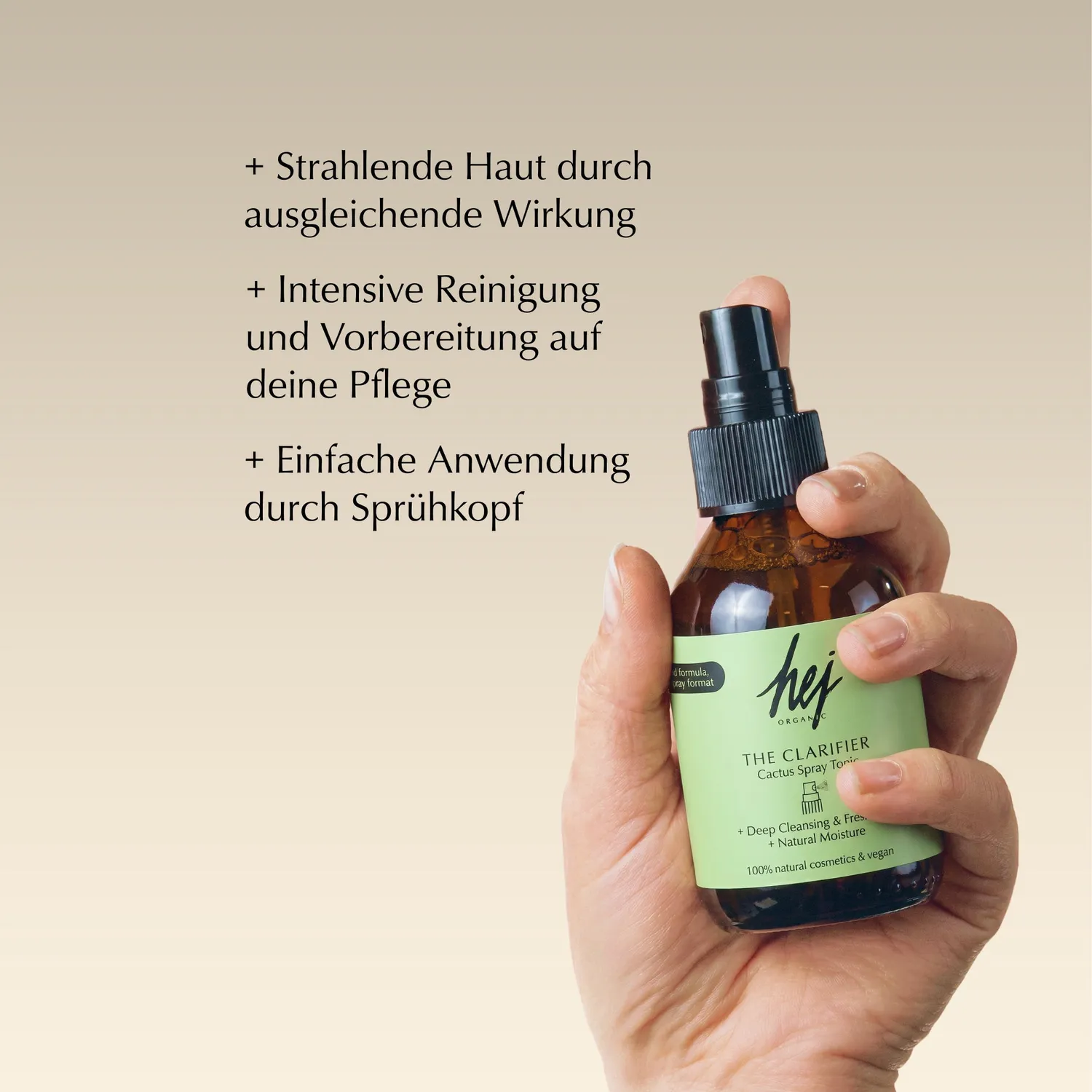 Hej Organic The Clarifier ansigtstoner 100ml spray