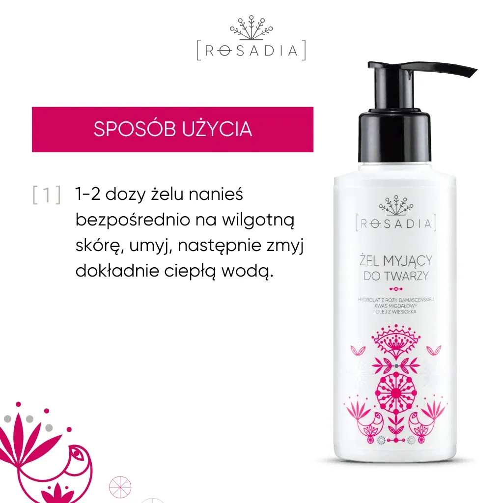 Sylveco Rosadia ansigtsgel 150 ml til sensitiv hud