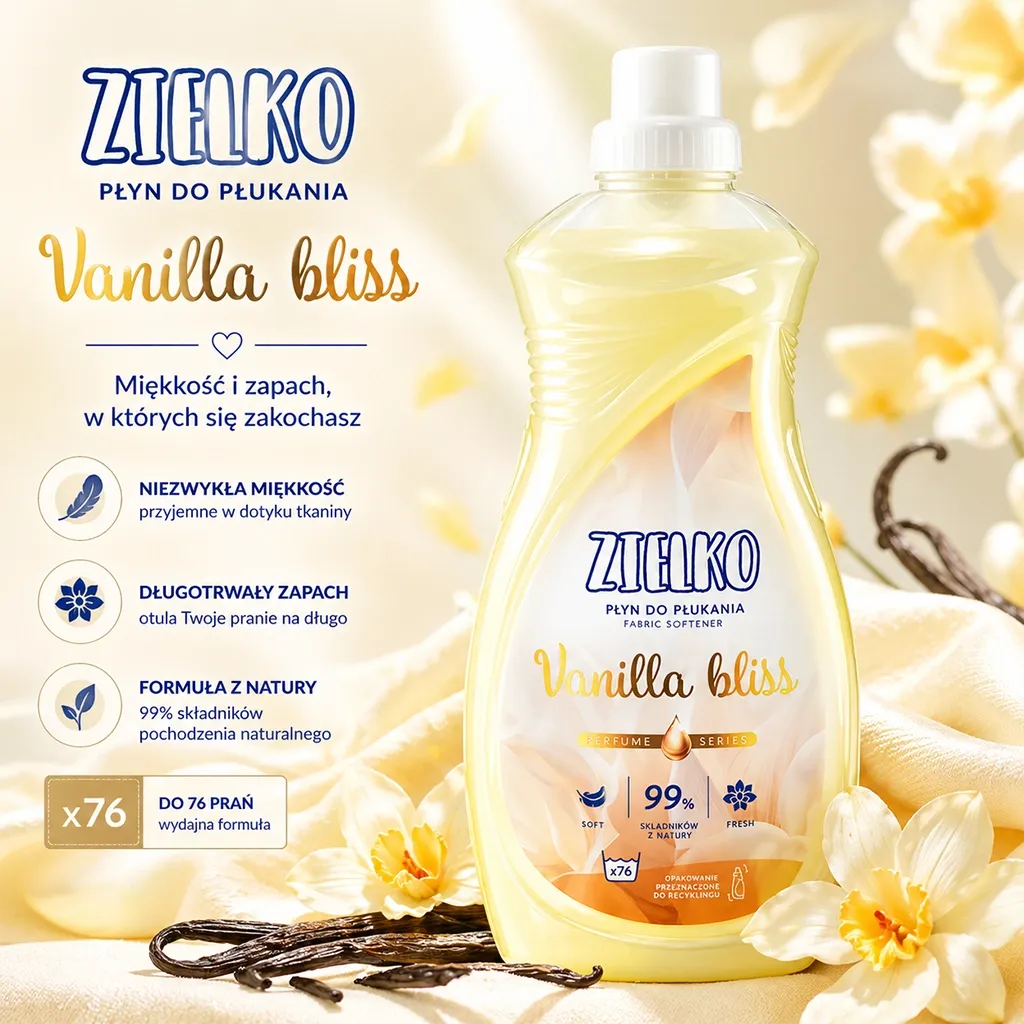 Zielko skyllemiddel Vanilla Bliss vaniljeduft naturlig 99%