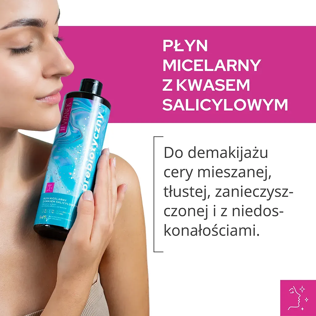 Sylveco Vianek Prebiotyczny micellevand salicylsyre fedtet hud