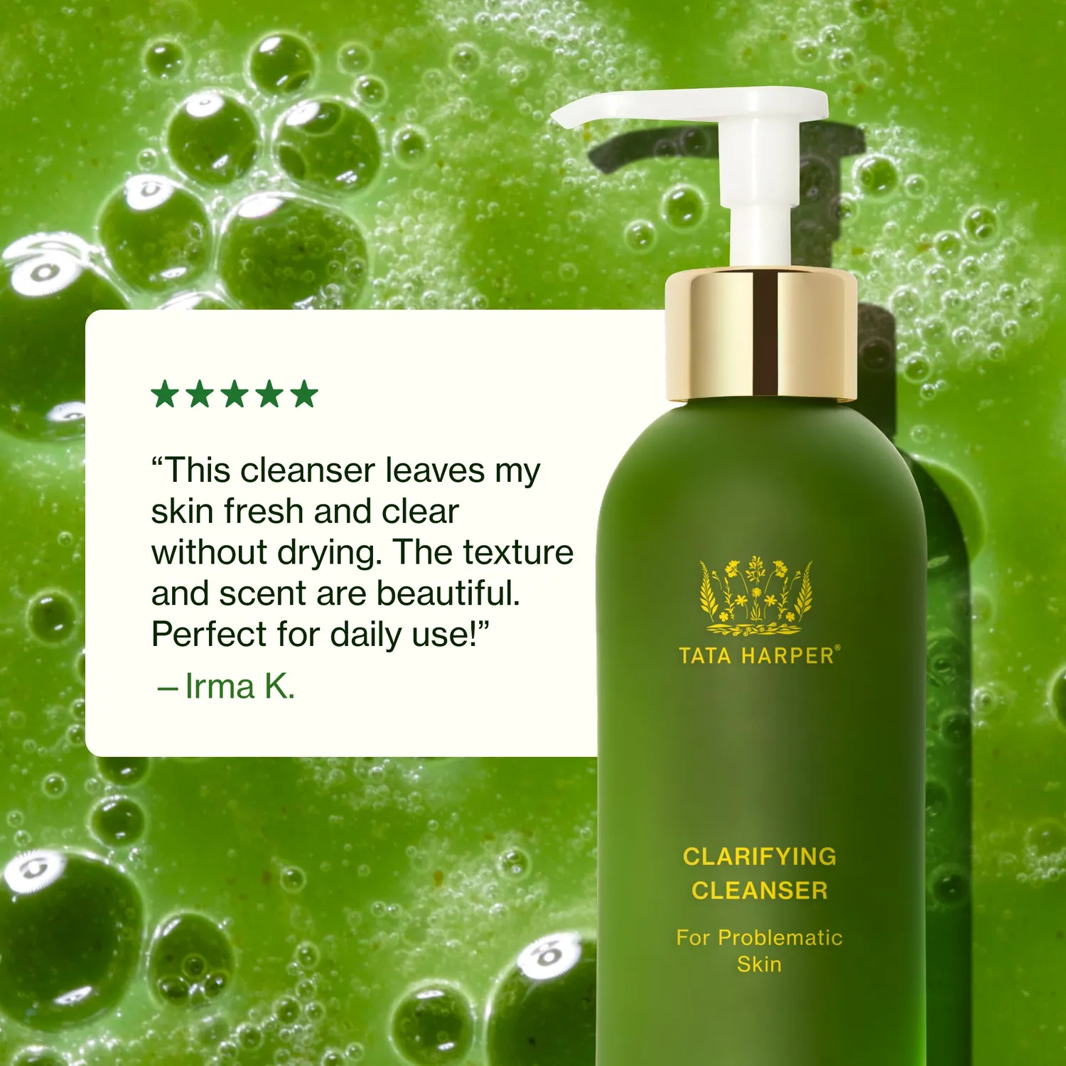 Tata Harper Clarifying Cleanser rensegel 125ml fedtet hud