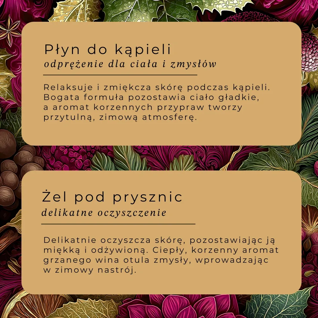 Sylveco vintersæt gløgg kropspleje 4 dele krydret