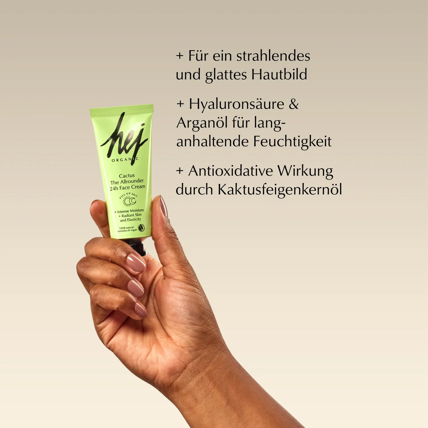 Hej Organic The Allrounder ansigtscreme 50 ml hyaluronsyre