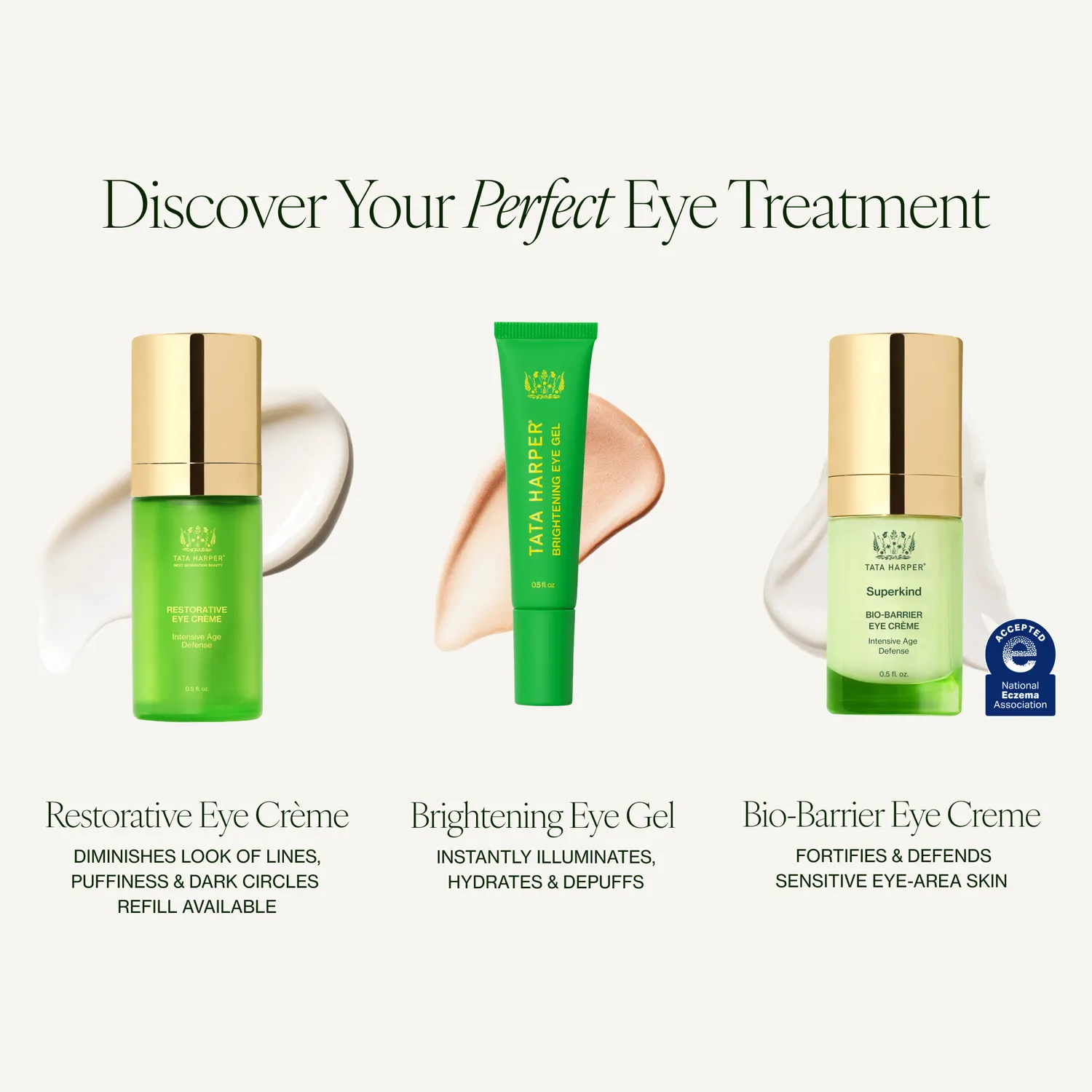 Tata Harper Superkind Bio-Barrier øjencreme sensitiv uparfumeret