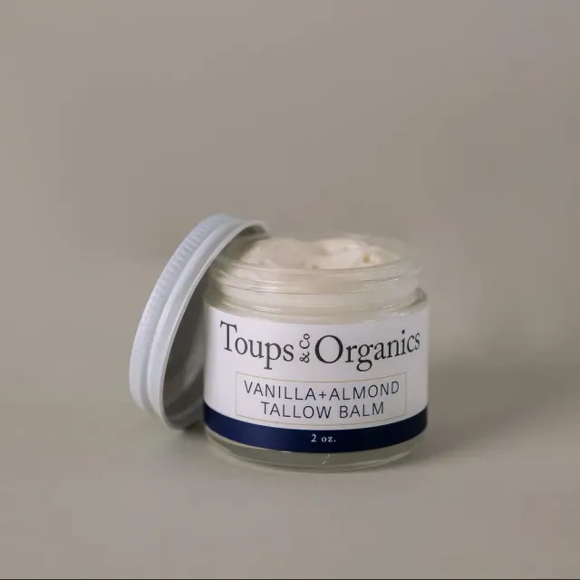 Toups and Co. Vanilla Almond talgbalm 2 oz med vanilje