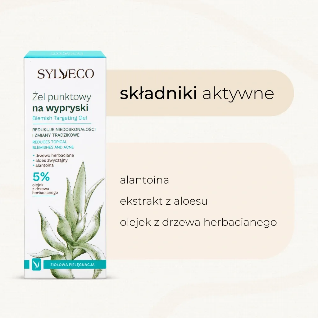 Sylveco punktgel mod bumser med tea tree uren hud