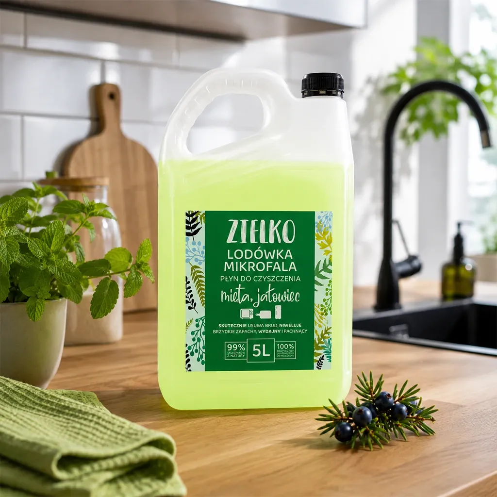 Sylveco Zielko køkkenrens mynte enebær 5L køleskab