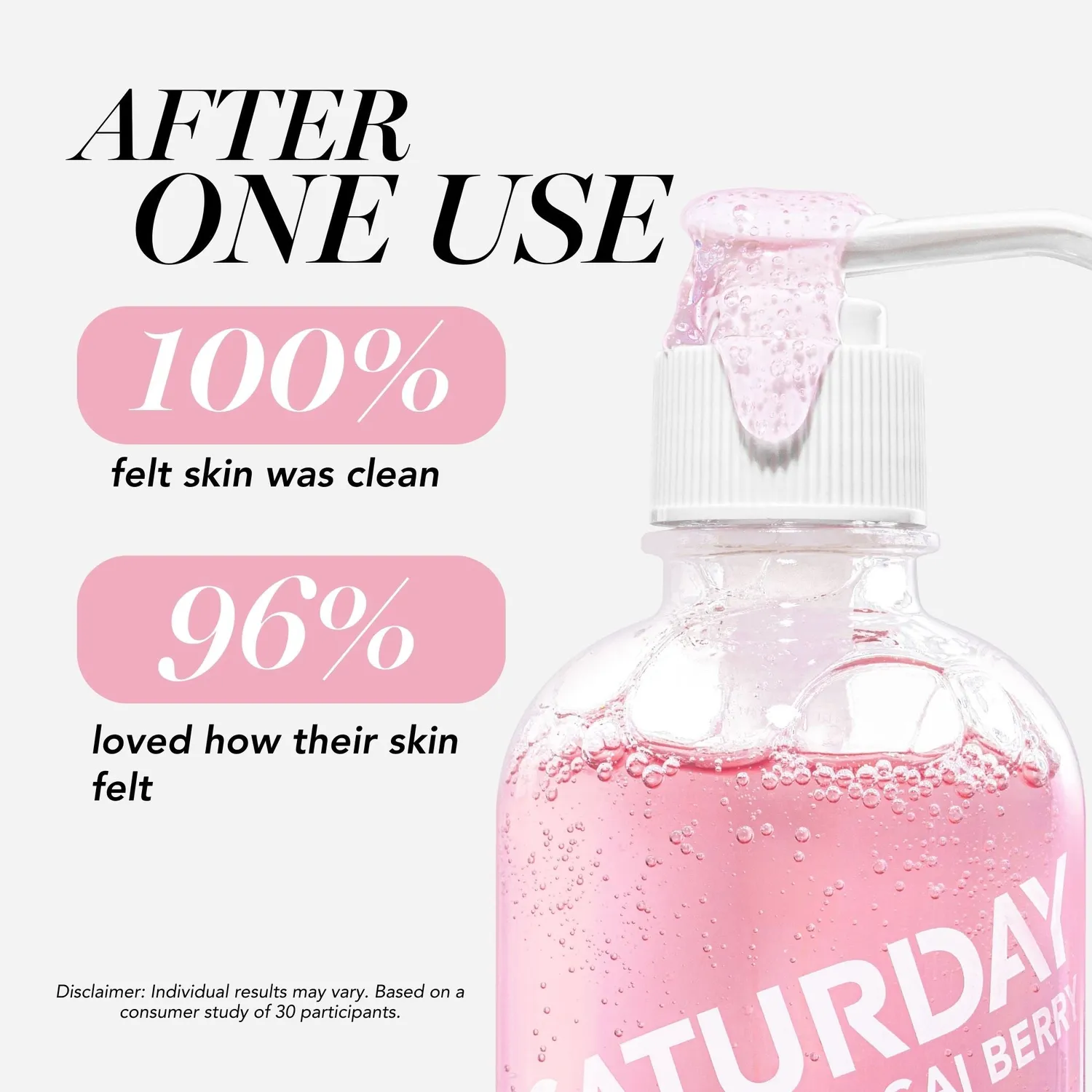 Saturday Skin Acai Oats Gel Cleanser 150 ml mild