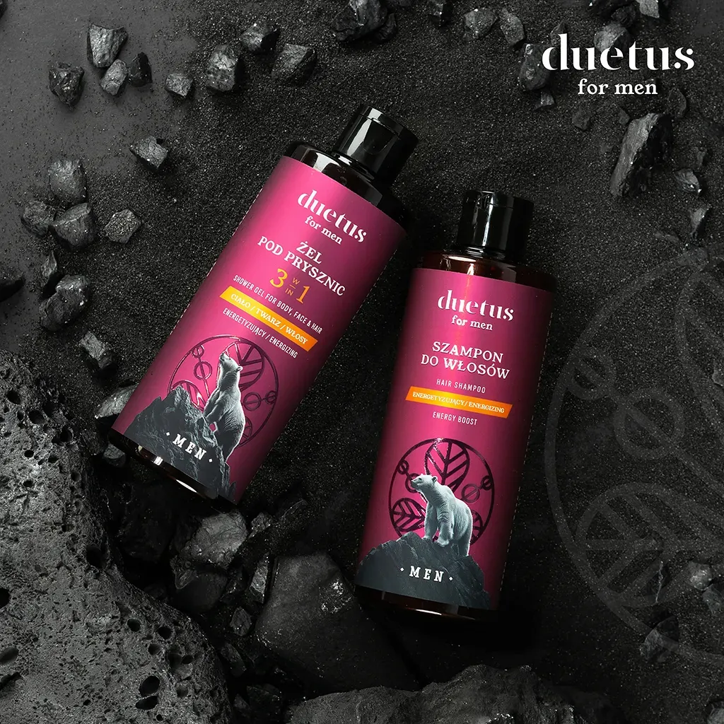 Duetus Men energishampoo koffein frisk