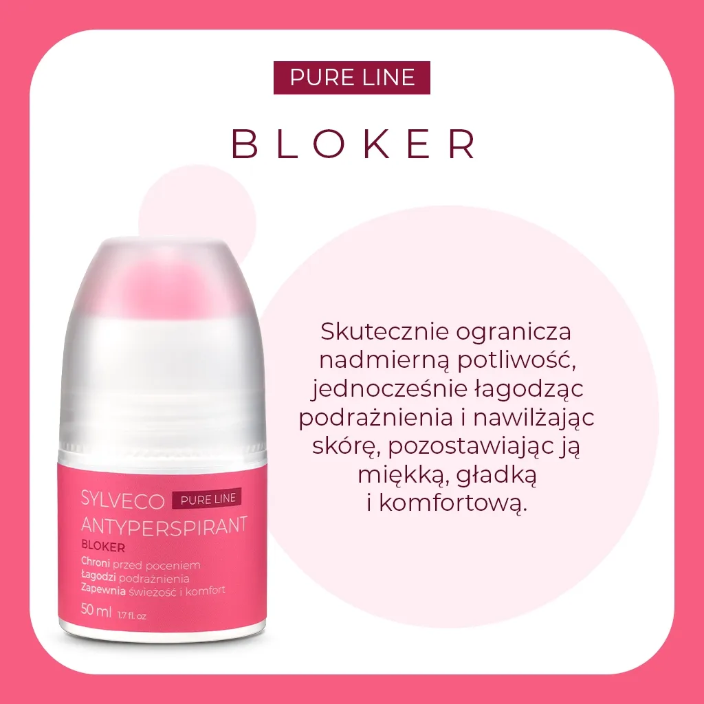 Sylveco Pure Line Bloker antiperspirant mild duft