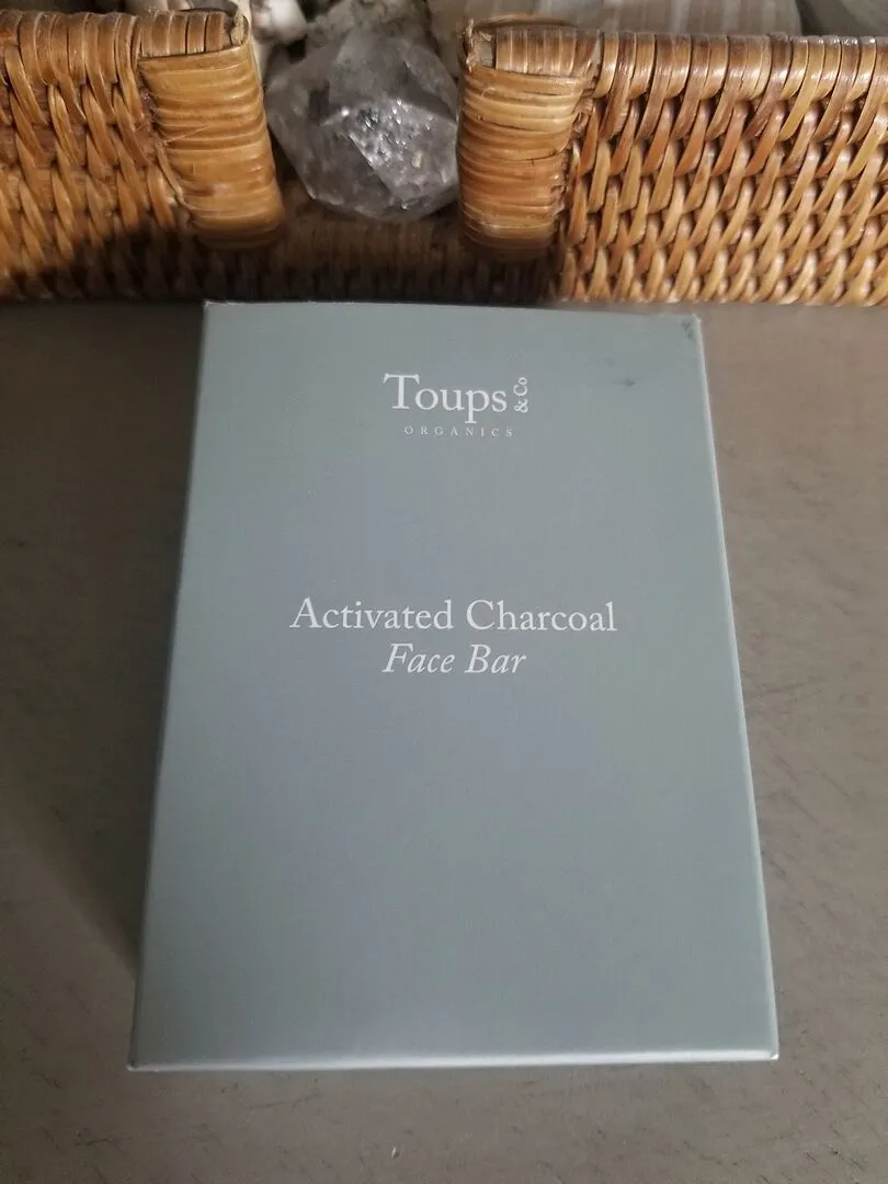 Toups and Co Organics Charcoal Face Bar ansigtssæbe kul