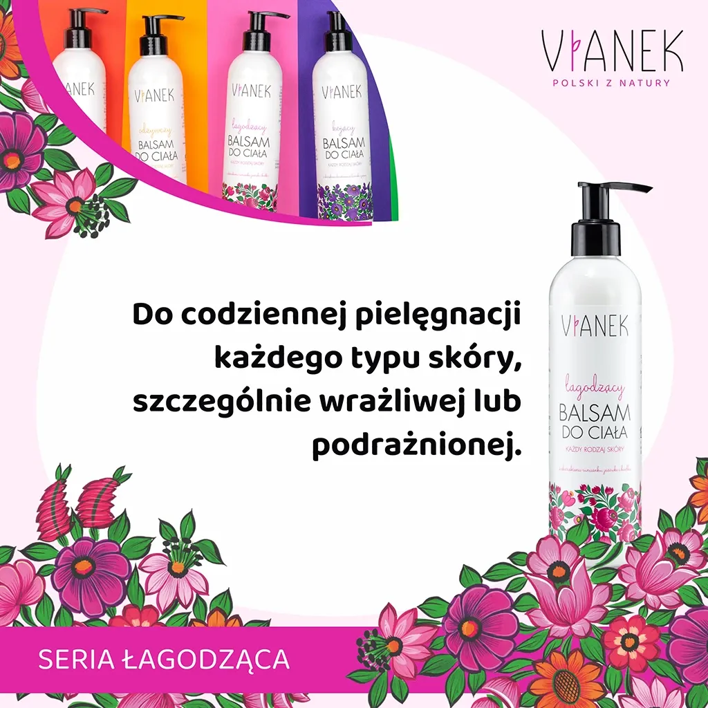 Vianek Lindrende bodylotion 300 ml kamille