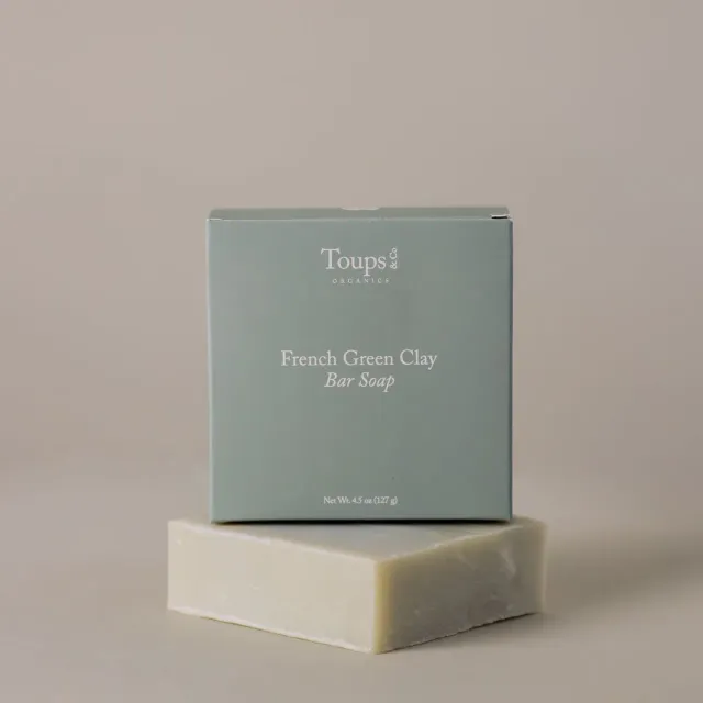 Toups and Co French Green Clay sæbe ansigt krop