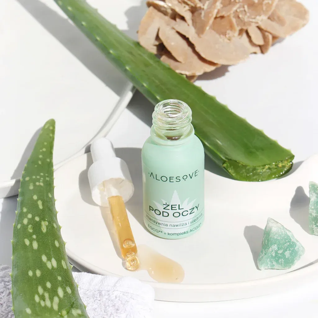 Aloesove oliefri øjengel med aloe 15 ml