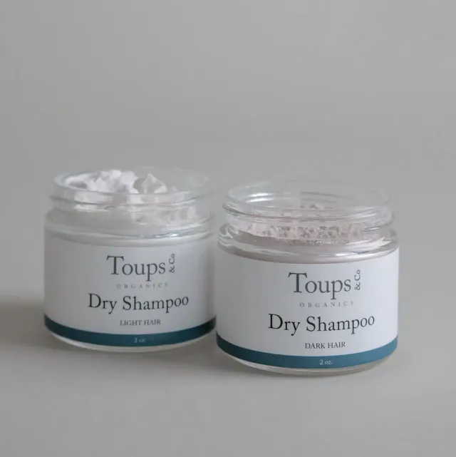 Toups and Co Dry Shampoo tørshampoo mørkt hår ler