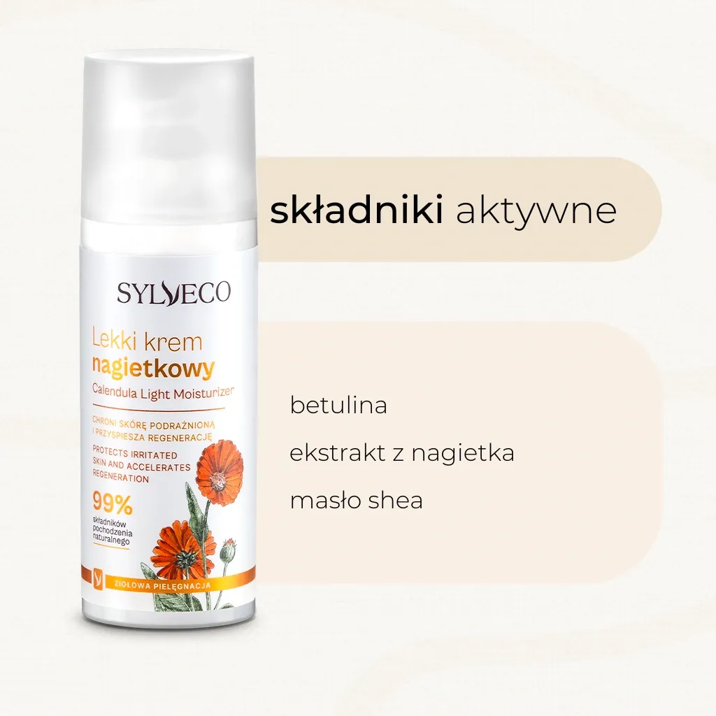 Sylveco Morgenfrue Let Ansigtscreme til Sart Hud