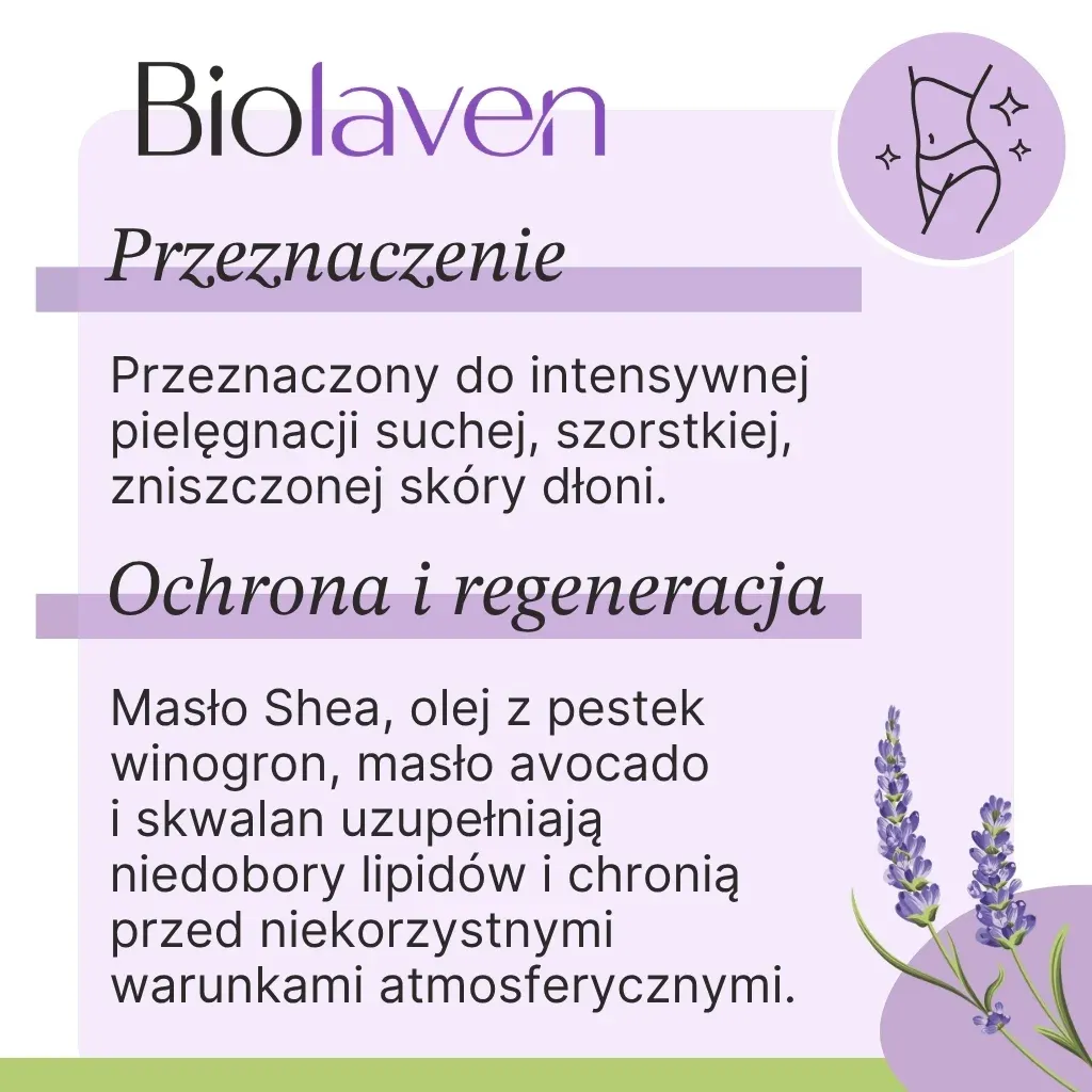 Biolaven håndcreme 75 ml lavendel tørre hænder