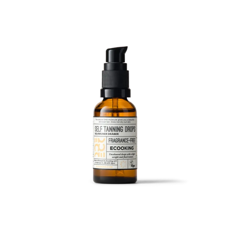 Ecooking Self Tanning Drops selvbruner 30 ml parfumefri glød