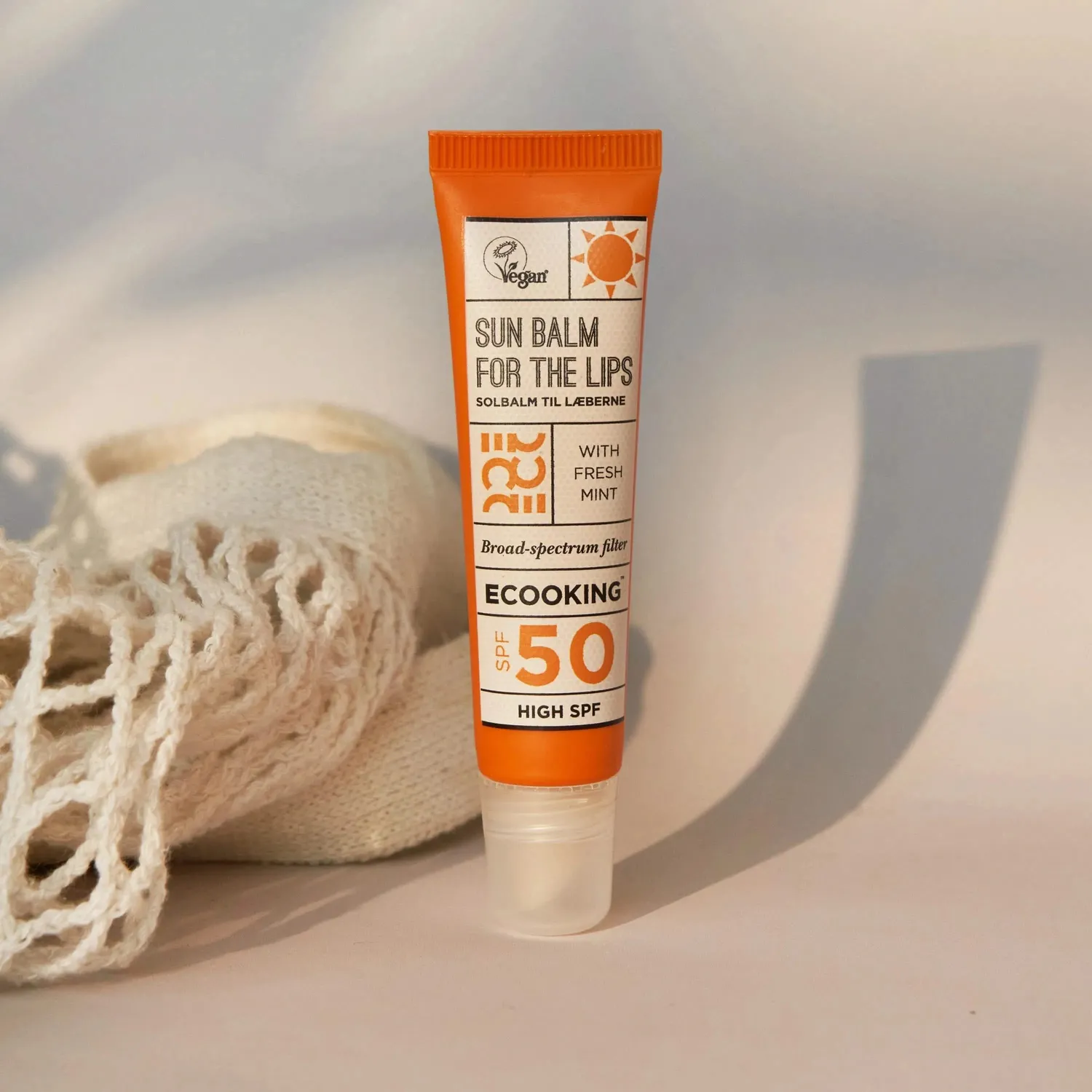Ecooking Sun Balm læbepomade SPF 50 mint