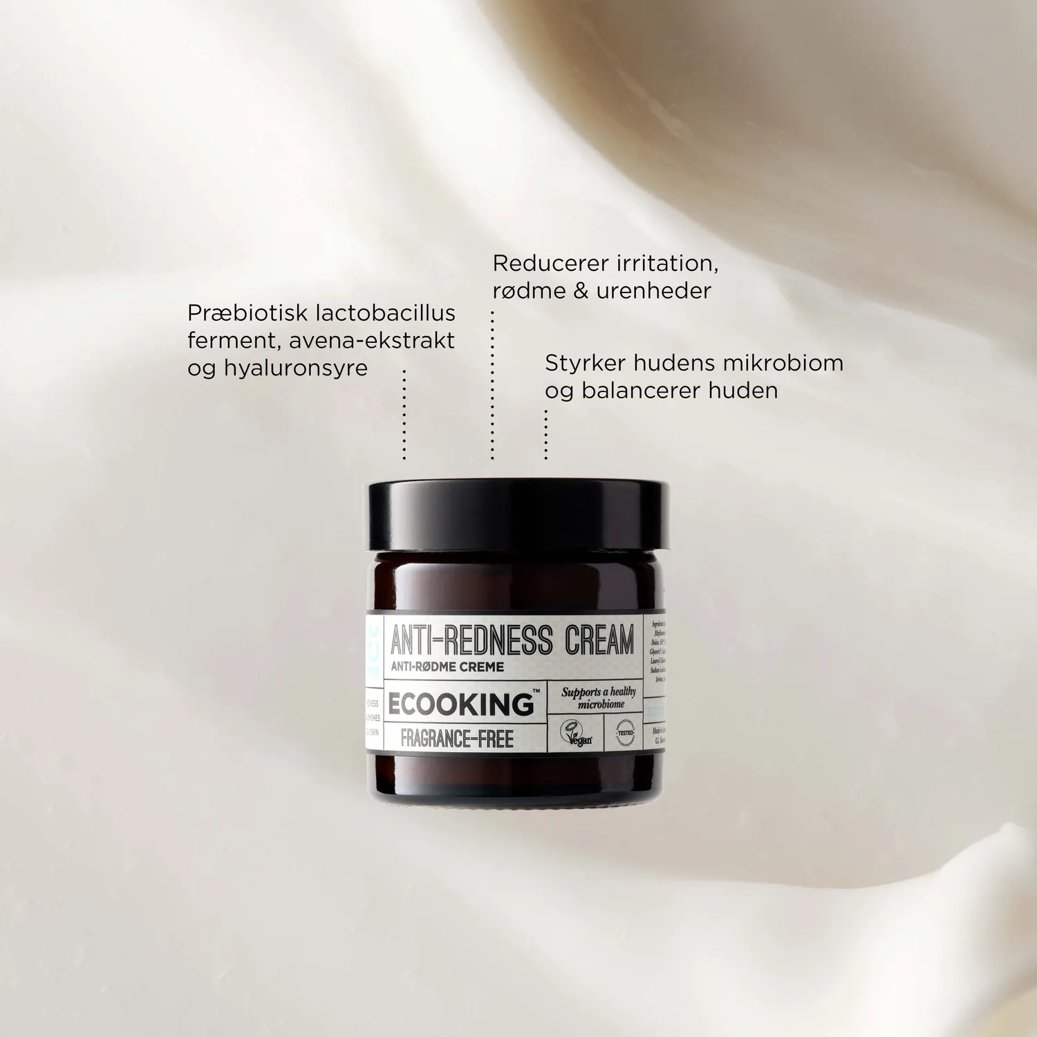 Ecooking Anti-Rødme Creme parfumefri 50 ml