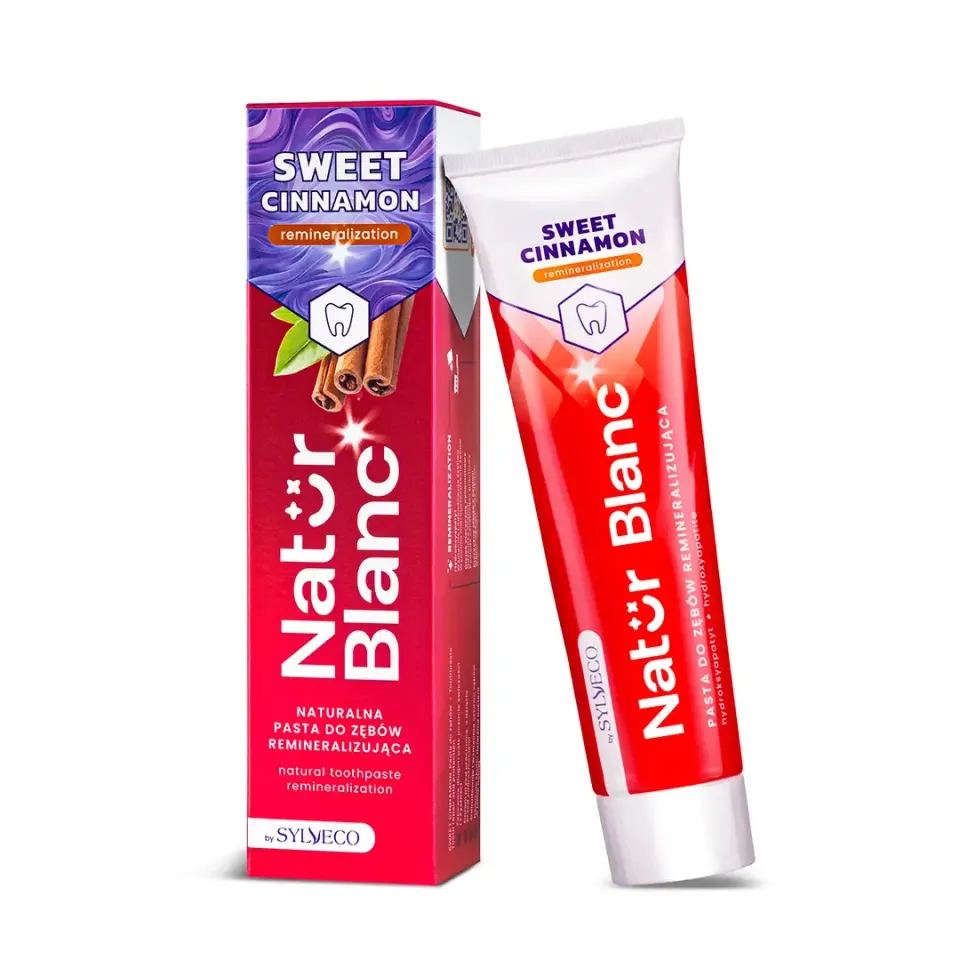 Sylveco Natur Blanc Sweet Cinnamon tandpasta hydroxyapatit
