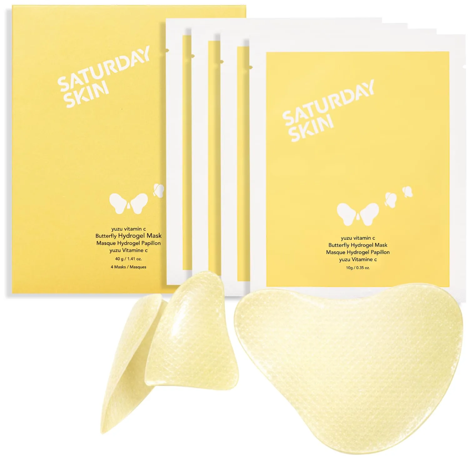 Saturday Skin Yuzu Butterfly hydrogelmaske opstrammende