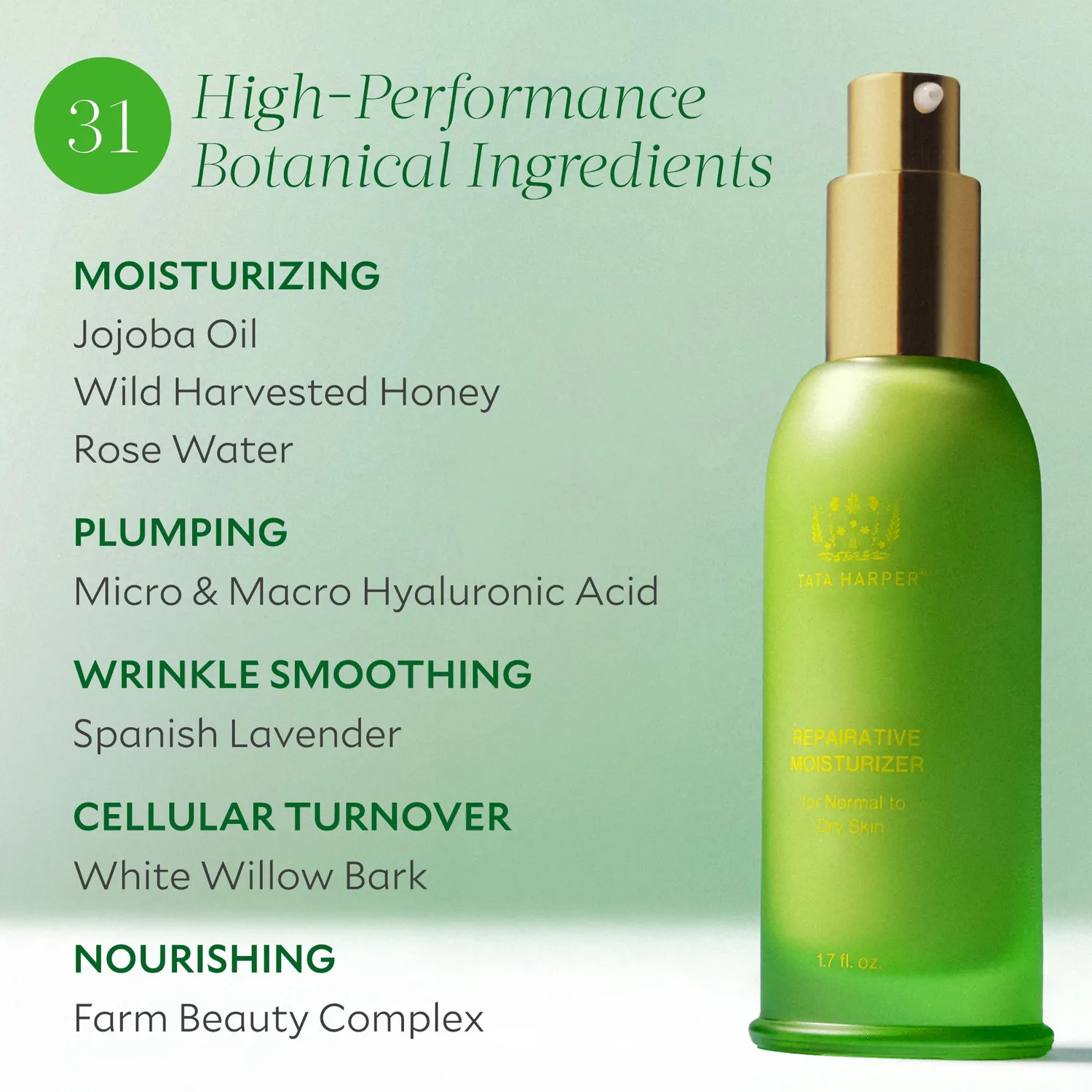 Tata Harper Repairative Moisturizer fugtcreme til tør hud