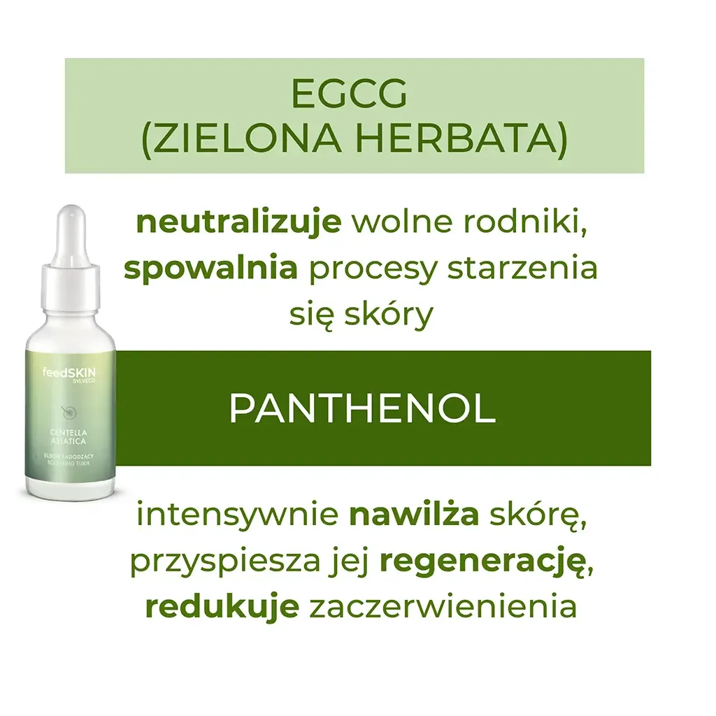 Sylveco Feedskin eliksir serum med centella og EGCG