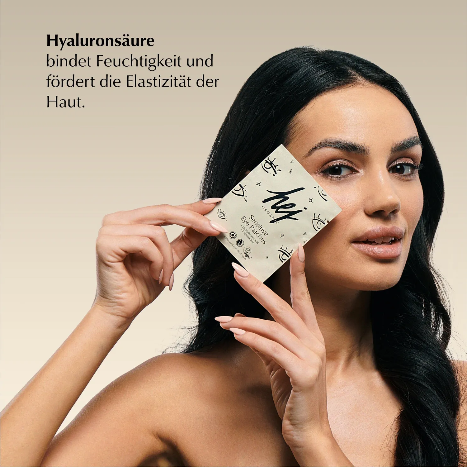 Hej Organic Sensitive Eye Patches øjenmaske 3 ml 1 par