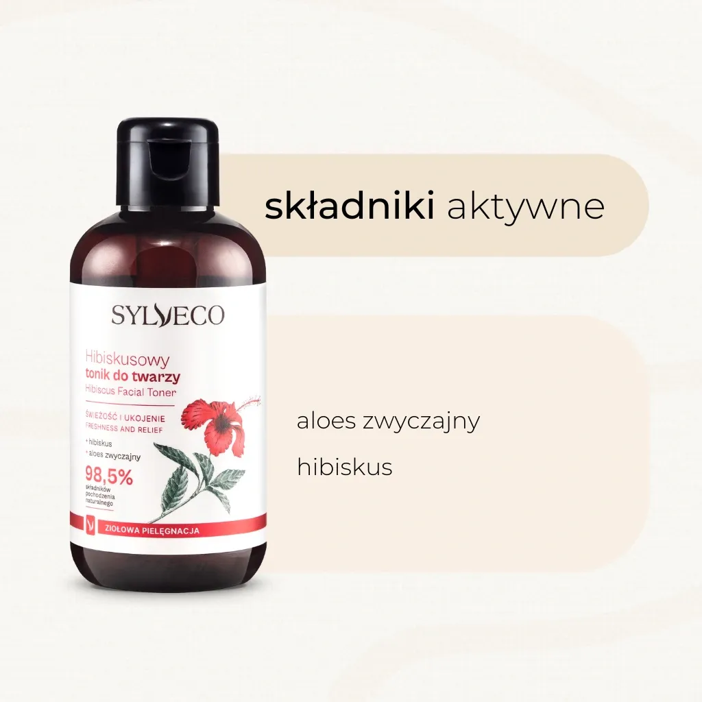 Sylveco Hibiskus Ansigtstoner Uparfumeret Gel