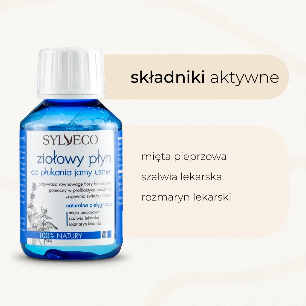 Sylveco urte mundskyl mini 100ml frisk ånde