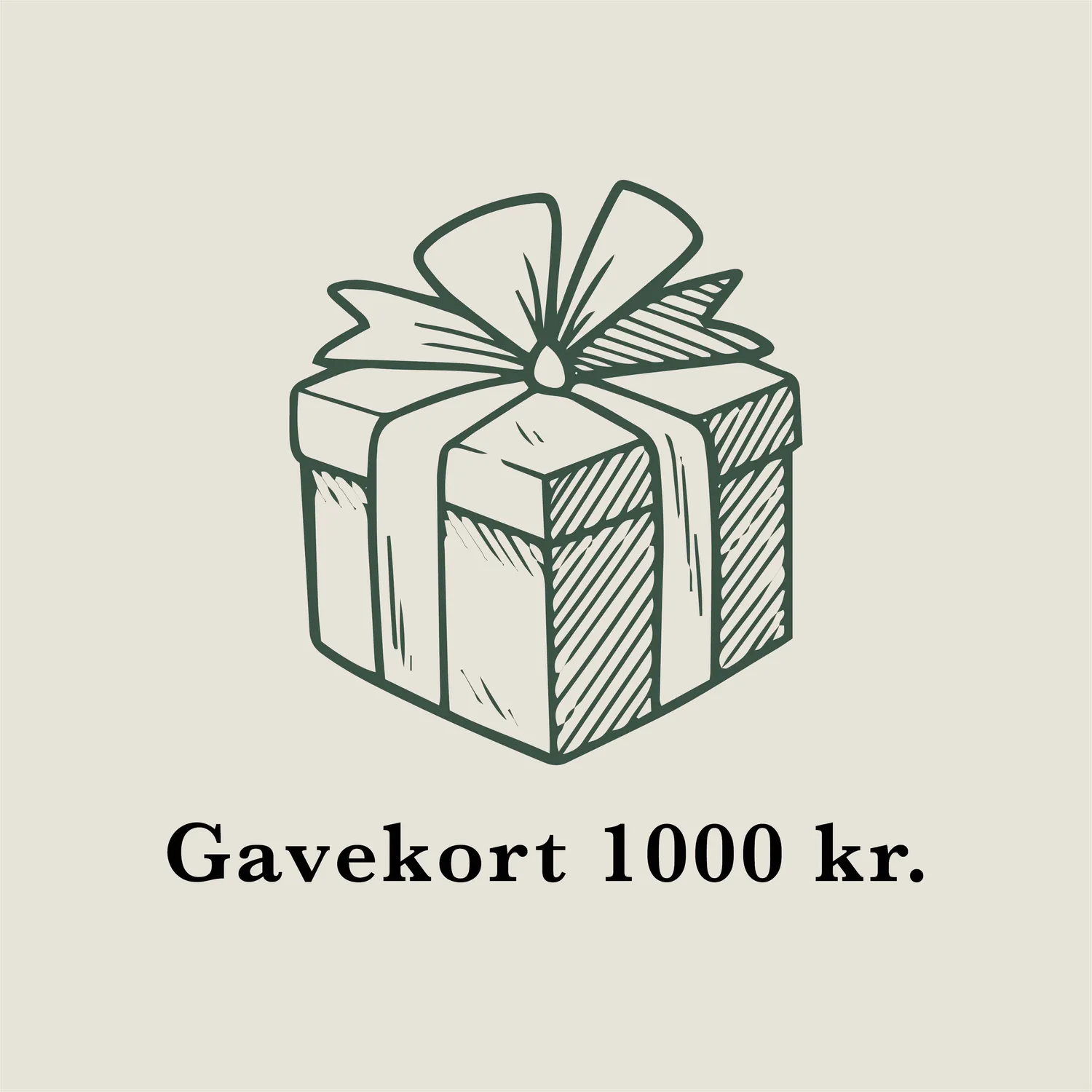 Ecooking Gavekort 350 kr digitalt gavekort hudpleje