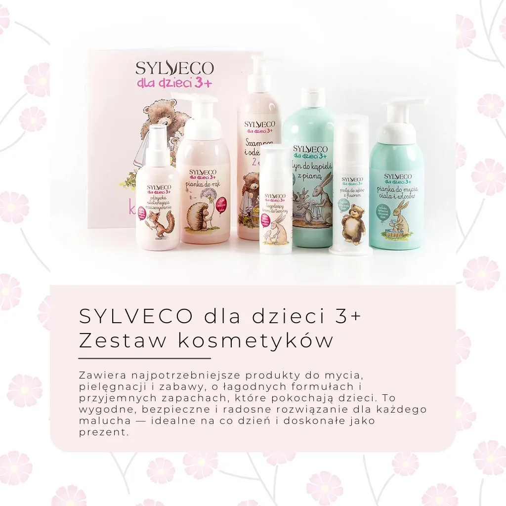 Sylveco Børnesæt 3+ plejesæt 7 dele