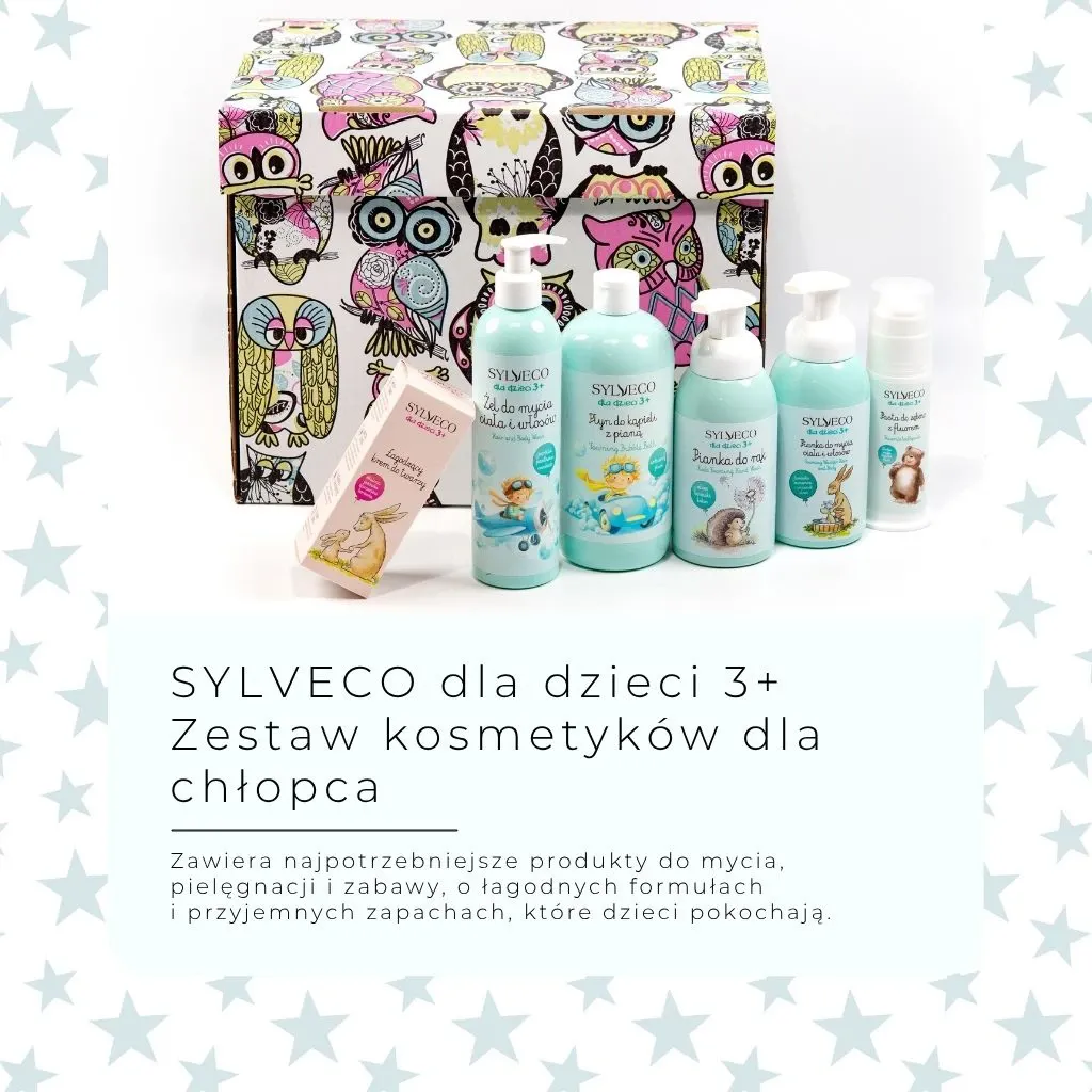 Sylveco Børn 3+ sæt til dreng 6 dele
