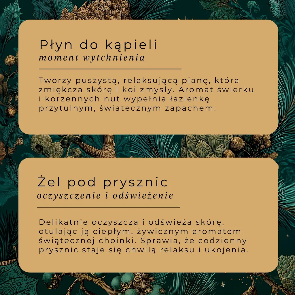 Sylveco vinter kropssæt julegran 4 dele
