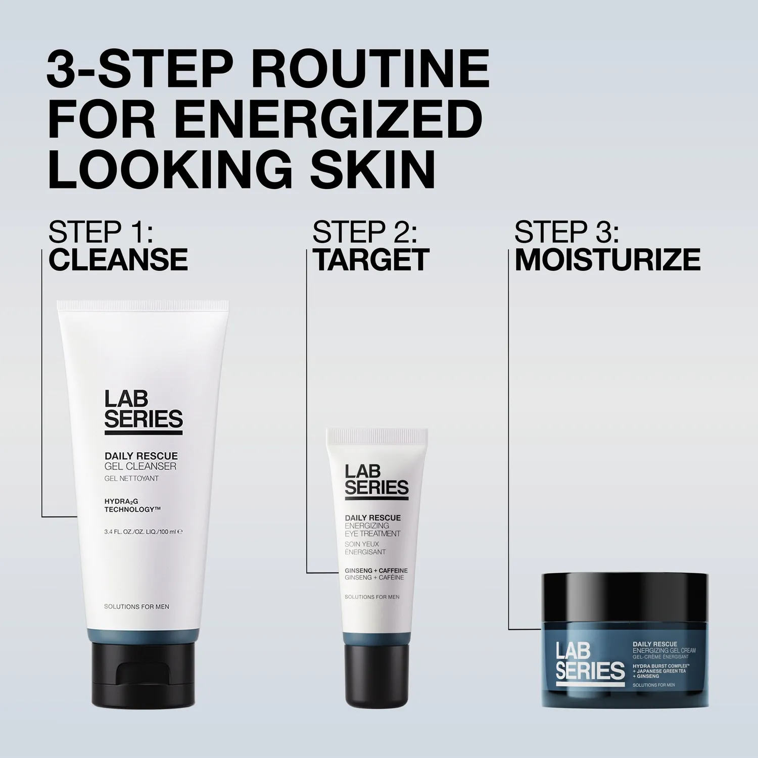 Lab Series Daily Rescue Energizing Gel Cream ansigtscreme 50 ml mænd