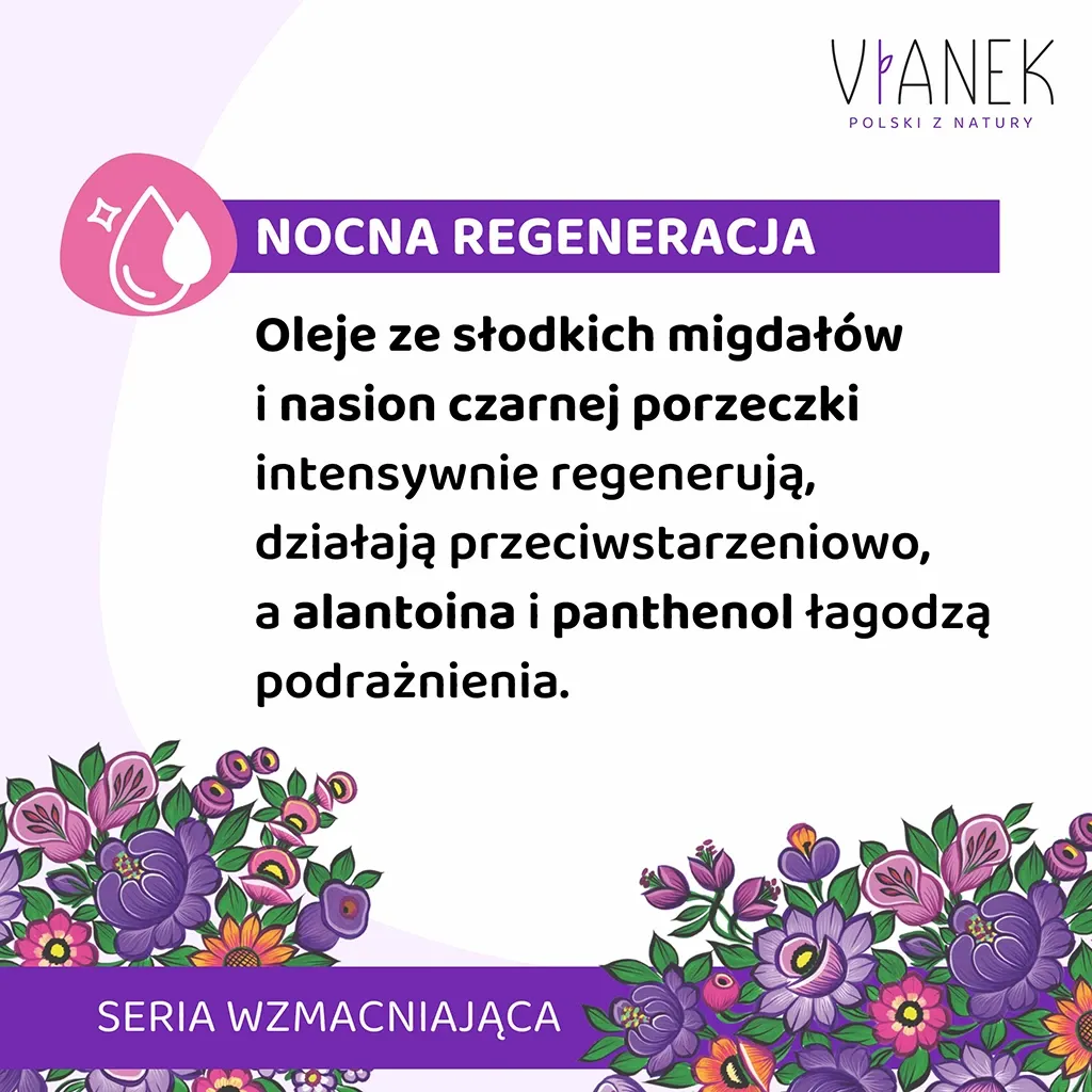 Sylveco Vianek styrkende natcreme 50 ml rødme