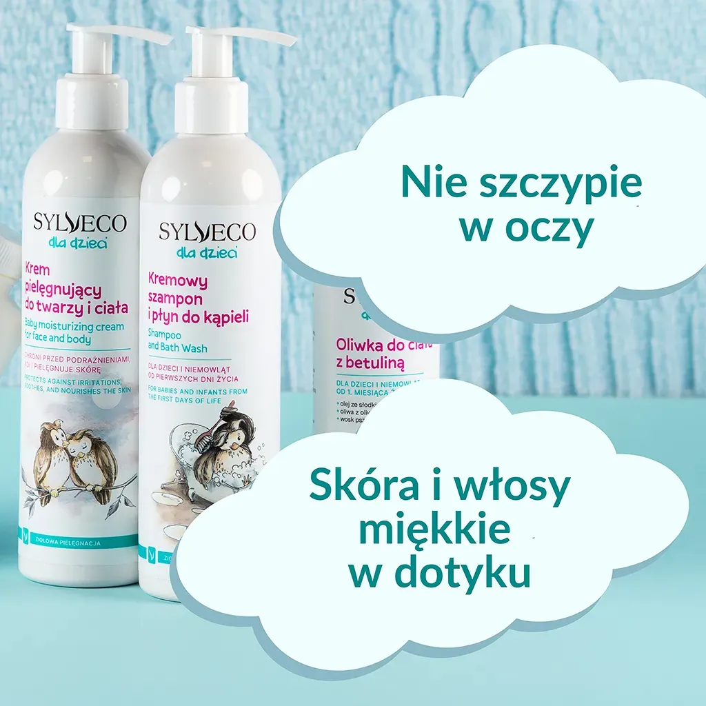 Sylveco Kids cremet børneshampoo badesæbe salvie