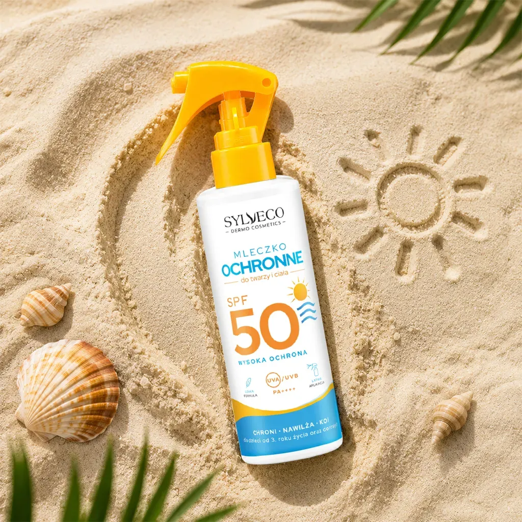 Sylveco Dermo solmælk SPF50 ansigt krop høj beskyttelse