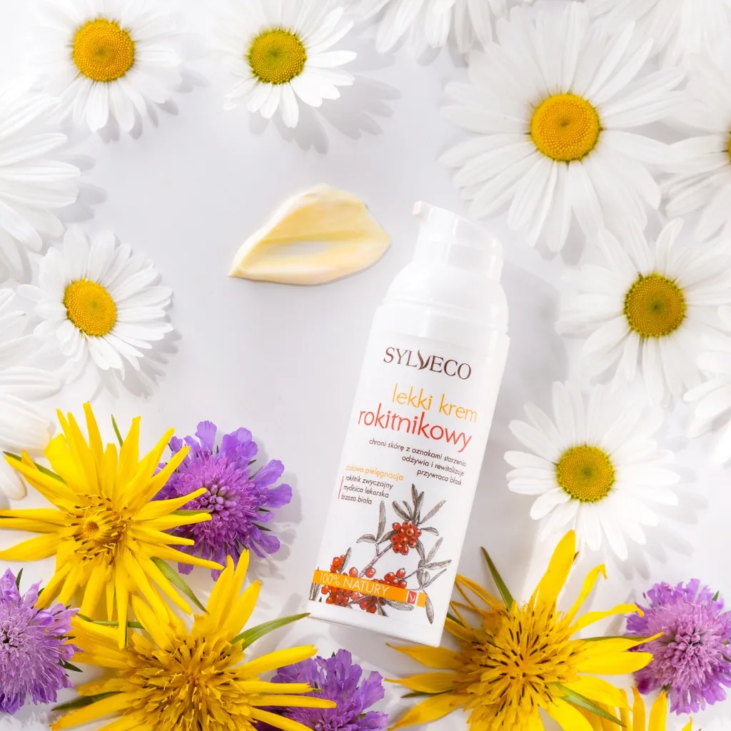 Sylveco Havtorn Let Ansigtscreme 50 ml til Træt Hud