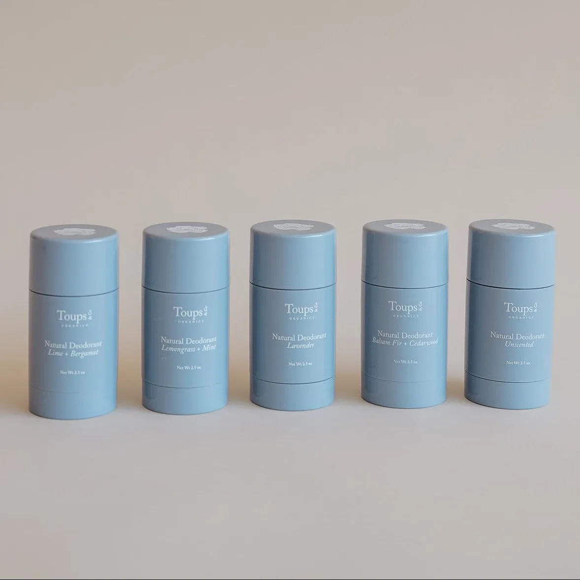 Toups and Co. Organics Non Toxic Starter Set deodorant 3 dele