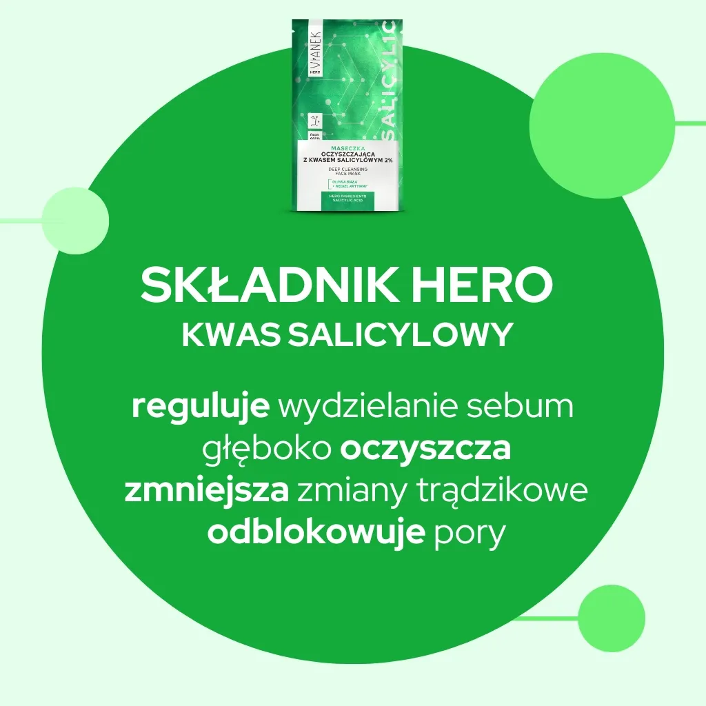 Sylveco Vianek Hero ansigtsmaske 10 ml salicylsyre
