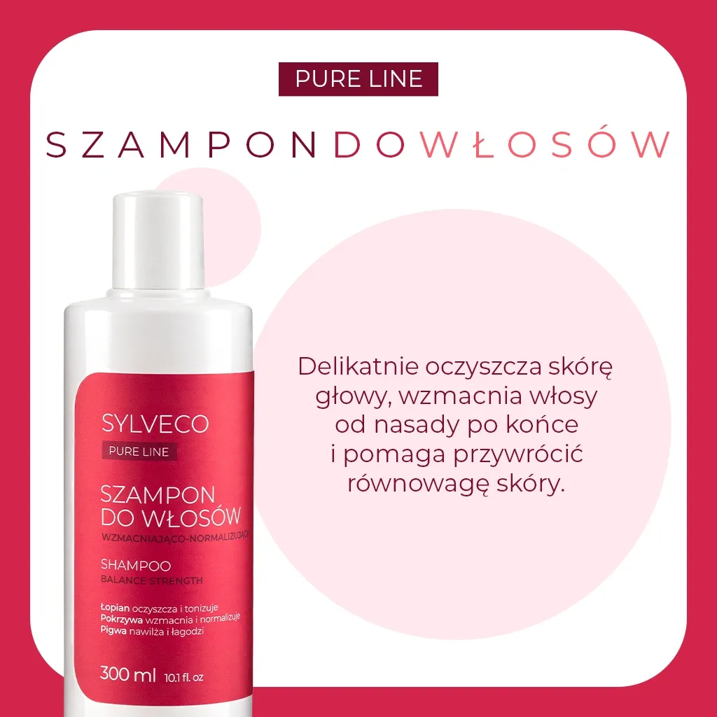 Sylveco Pure Line shampoo fedtet hår